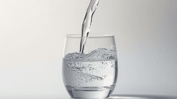 Water being poured steadily into a clear glass in soft natural light, symbolizing consistent progress and follow-through.